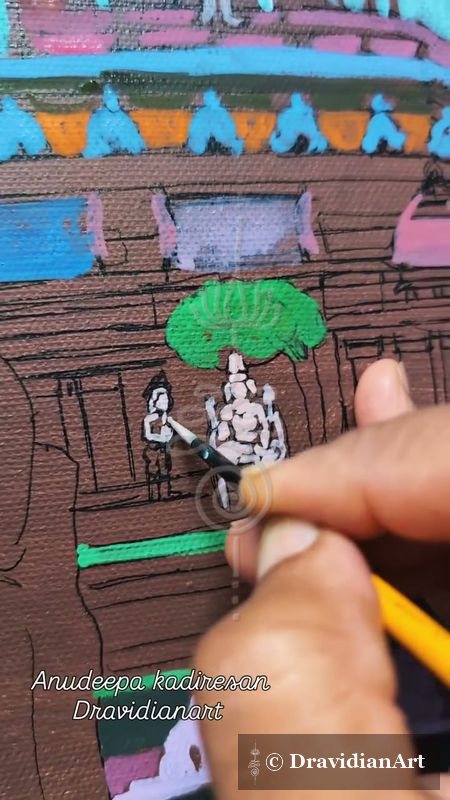 Part 2 of the Srirangam Gopuram